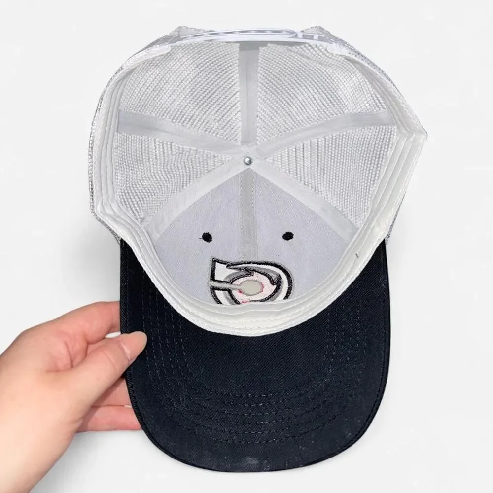 Cincinnati Cyclones Hockey Black and White Mesh Snapback Hat, NWOT